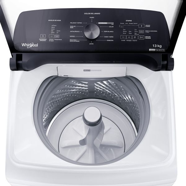 LAVARROPA WHIRLPOOL 13K WWH13AB BLANCO C/SUPERIOR 750 RPM/AGUA CALIENTE
