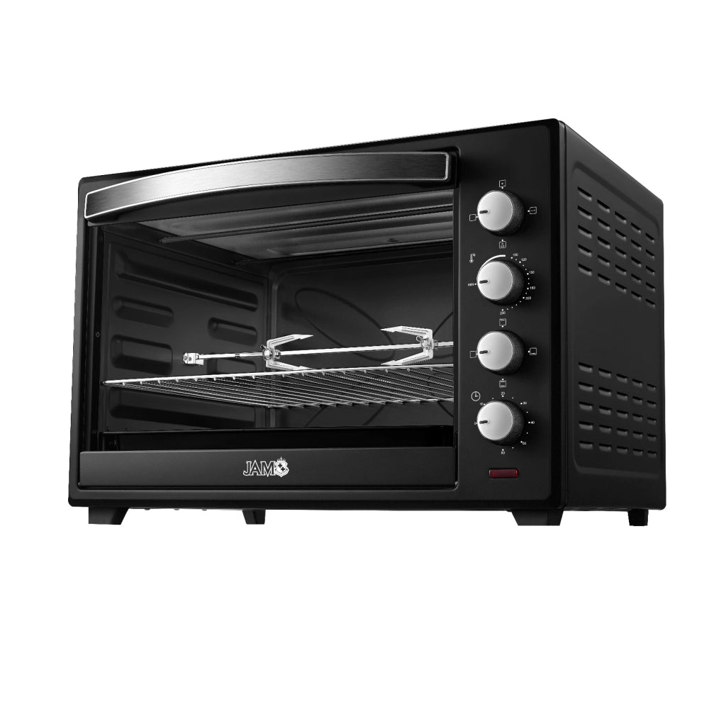 HORNO ELECTRICO JAM 60LTS DN60E-RML C/ LUZ INTERNA, SPIEDO,TIMER 120MIN 2200W