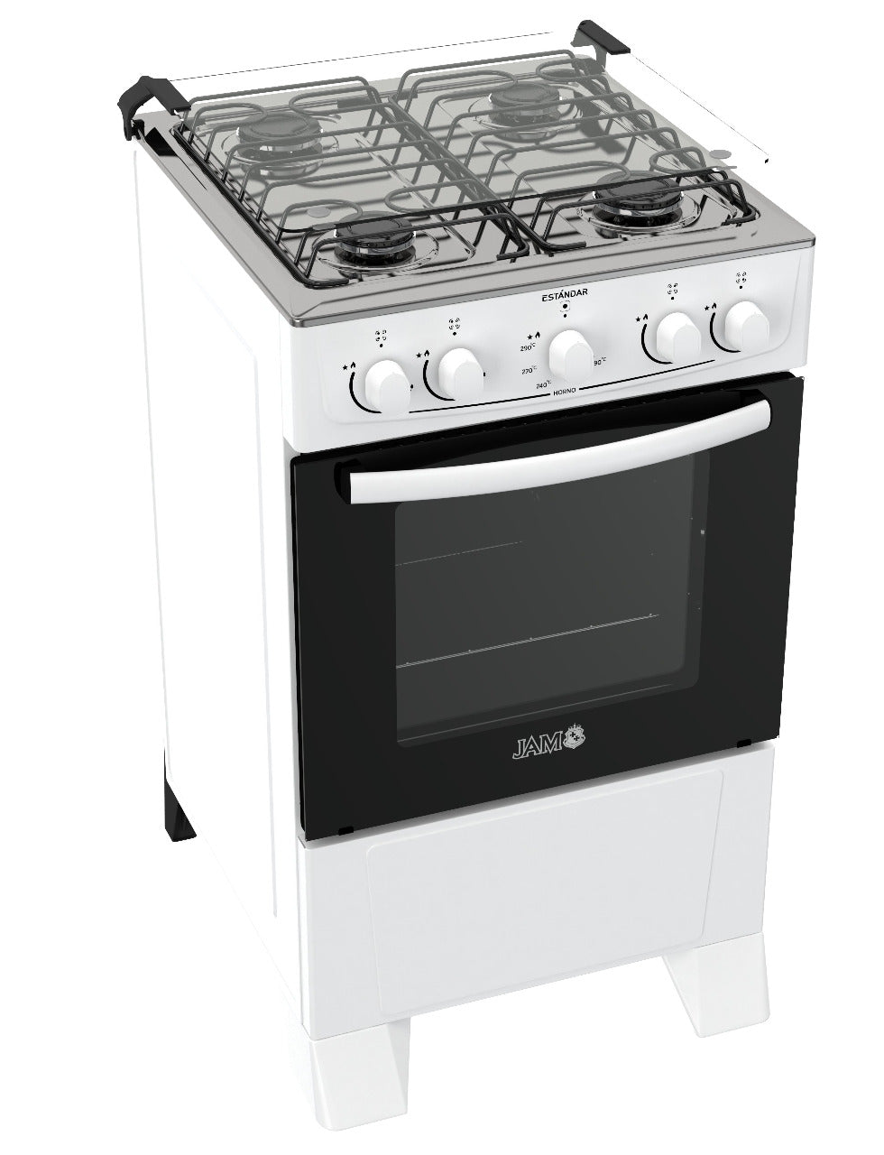COCINA JAM MOD STANDAR A GAS 4H BLANCO