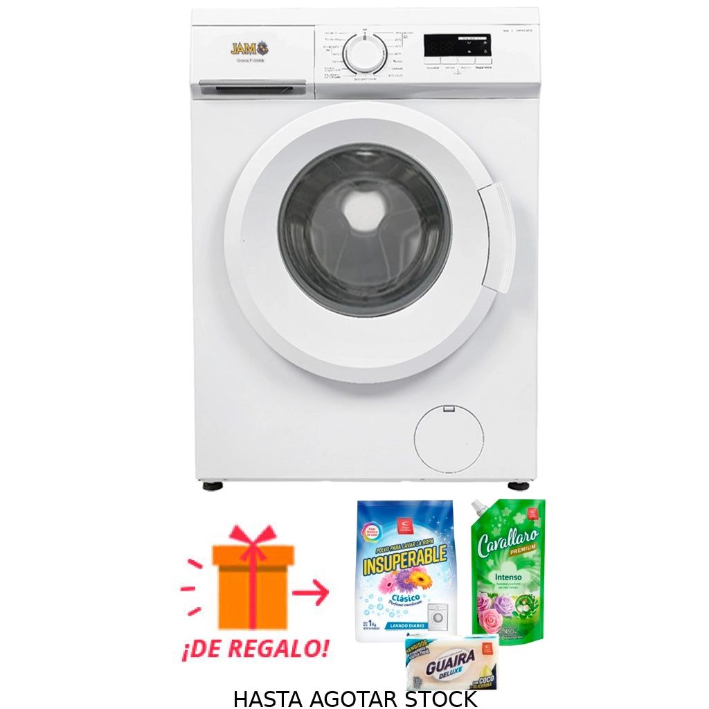 LAVARROPAS JAM AUTOMATICO GRACE F-056B 6KG CARGA FRONTAL 1000