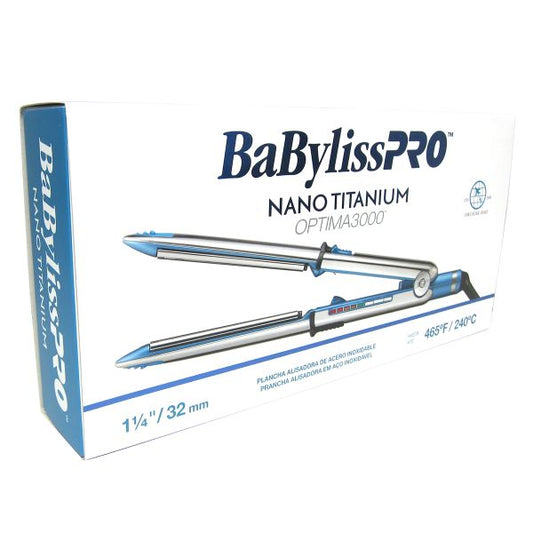 PLANCHITA RIZADORA BABYLISS PRO NANO TITANIUM OPTIMA 3000 BI VOLT