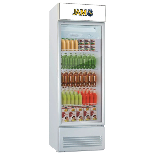 EXHIBIDORA VISICOOLER JAM 300LTS 0° A 10°C ILUMINACION LED XLS-300W