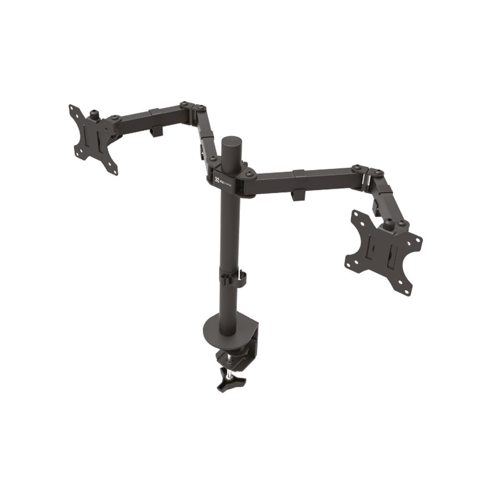 SOPORTE P/2MON KLIP KPM-310 13" A 32" 8KG C/LADO ART/INCL 90°/GIRA NEGR