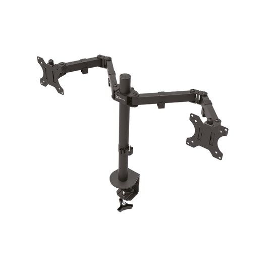 SOPORTE P/2MON KLIP KPM-310 13" A 32" 8KG C/LADO ART/INCL 90°/GIRA NEGR
