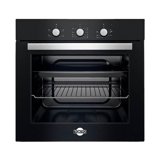 HORNO ELECTRICO EMPOTRABLE TOKYO ZARA 60L BLACK CON CONVECTOR