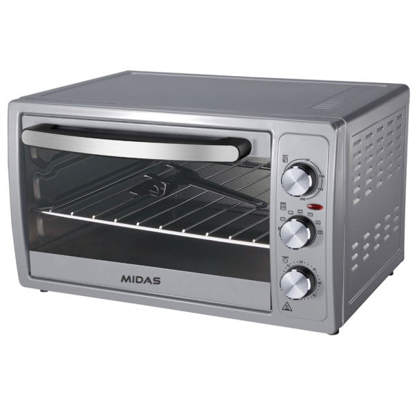 HORNO ELECTRICO MIDAS 46LTS MD-HE46SC GRIS